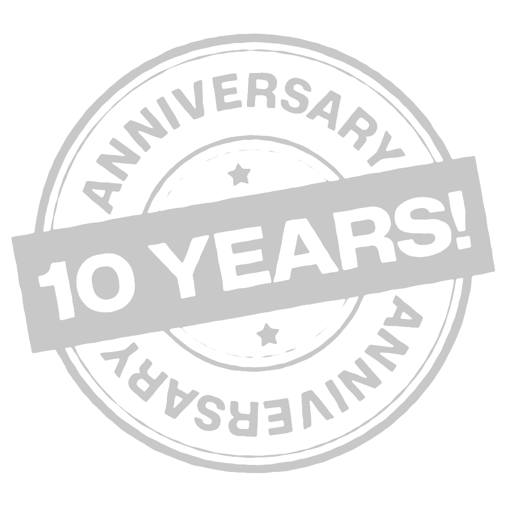 GitHub Universe 10 year anniversary stamp